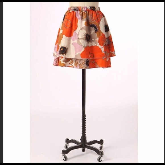 Anthropologie Dresses & Skirts - Anthropologie Odille Languid layers floral skirt